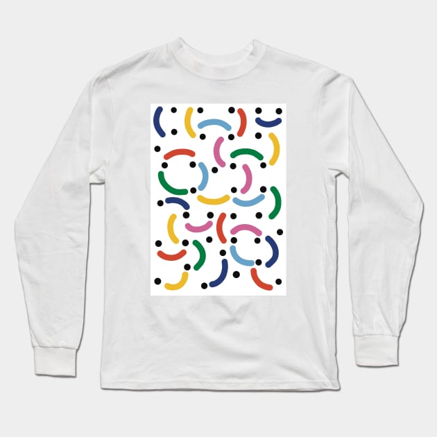 Smileys Long Sleeve T-Shirt by Lopostudio